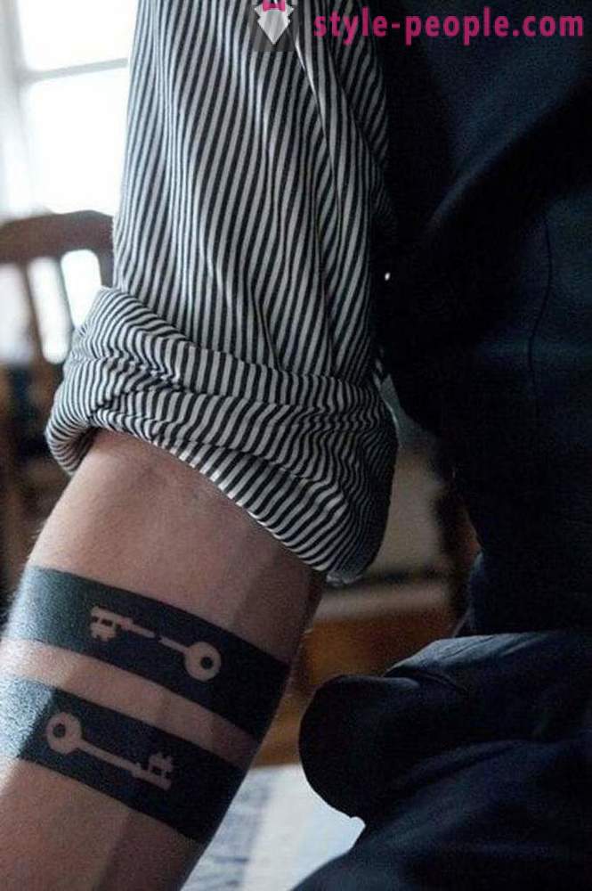 Blekvork tattoo: partikular na estilo
