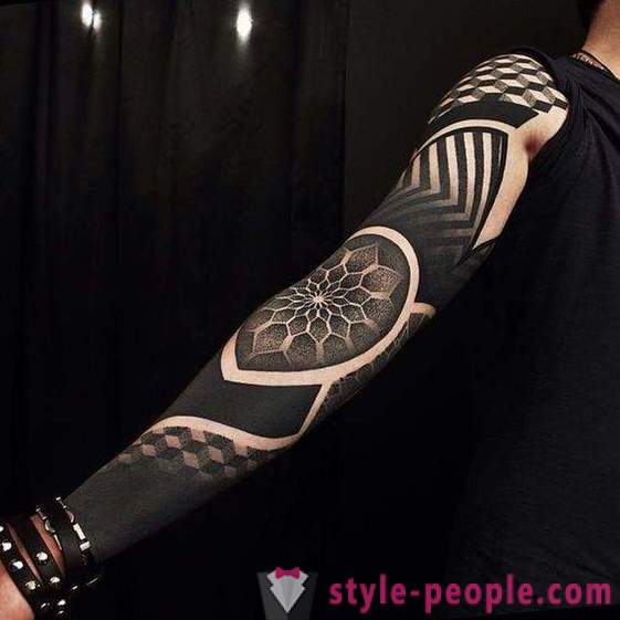 Blekvork tattoo: partikular na estilo