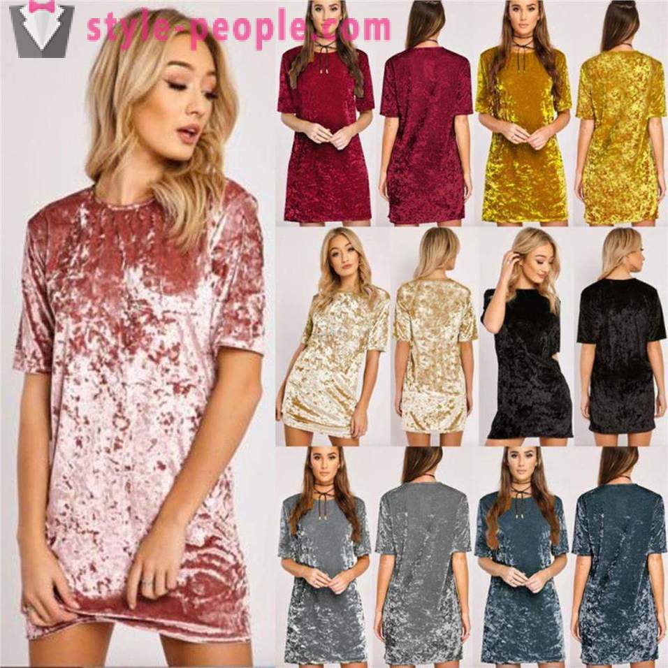 Velvet Dress: photo chic estilo