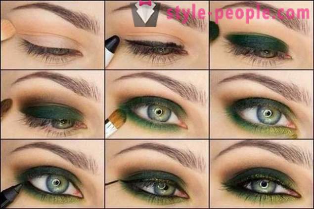 Magandang spring makeup para sa brown at green mata: isang hakbang-hakbang na tutorial para sa mga nagsisimula na may mga larawan