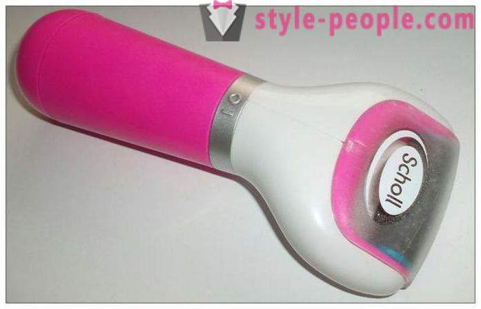 Electric nail file Scholl: review