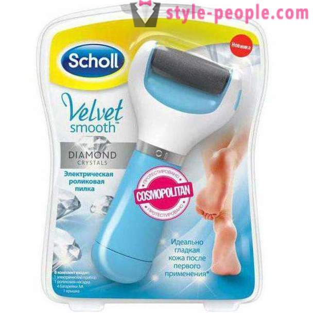 Electric nail file Scholl: review