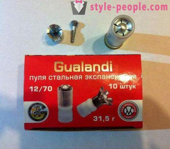 12 caliber bullets Gualandi: paglalarawan. bullet boar