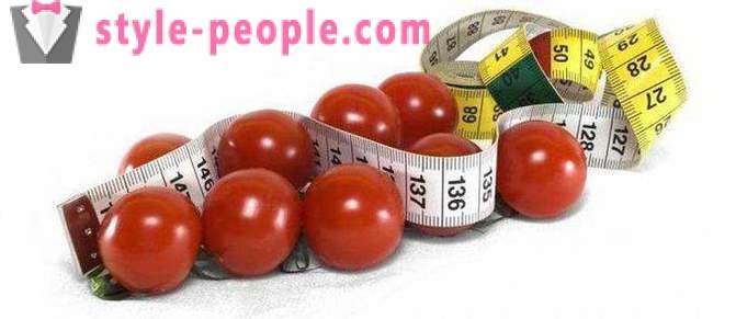 Tomato pagkain para sa pagbaba ng timbang: Options menu, mga rating. Calorie sariwang tomato