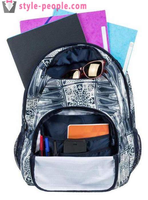 Backpacks Roxy: tampok, mga review, mga larawan