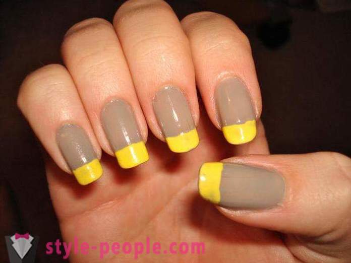 Yellow Manicure: Photo Design