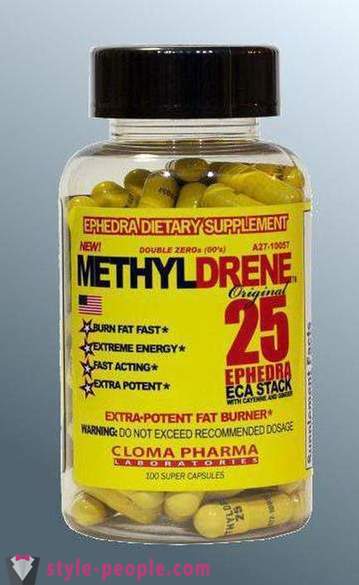 Fat Burner Methyldrene 25: review