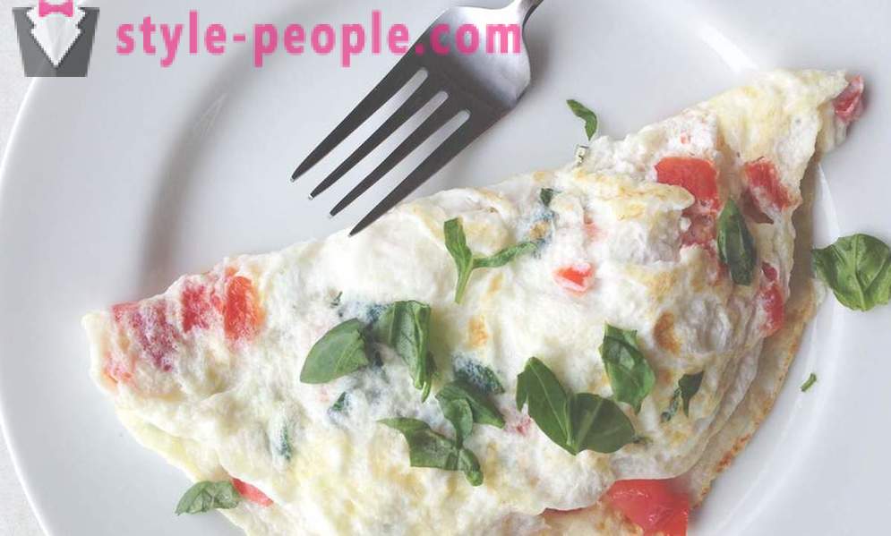 Kinabukasan, maagang, o 5 orihinal na omelets para sa almusal