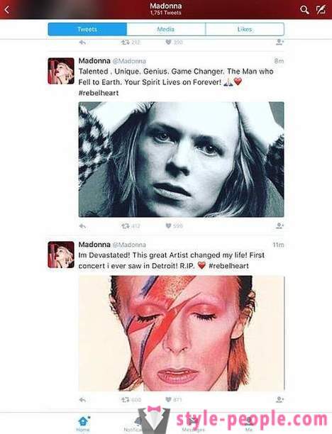 Fans bid paalam sa David Bowie