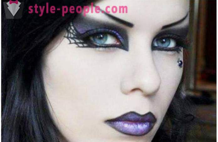 Gothic makeup: pagkakaiba-iba at mga diskarte na kasangkot sa tahanan