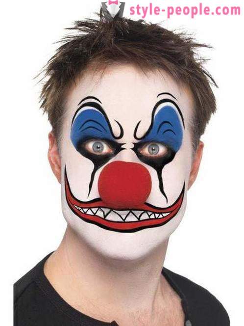 Holiday home: clown makeup sa iyong mga kamay