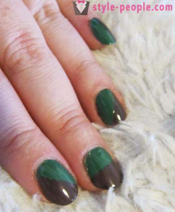 Green Manicure: paglalarawan at mga ideya