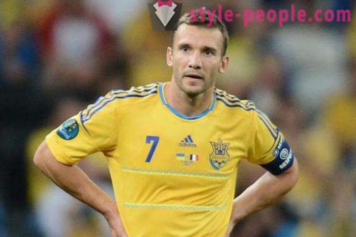 Manlalaro ng football Andriy Shevchenko: talambuhay, personal na buhay, sports karera