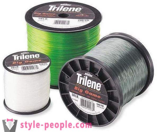 Braided fishing line spinning at feeder