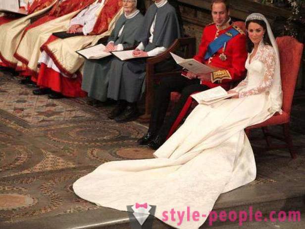 Wedding Dress Kate Middleton: paglalarawan, presyo