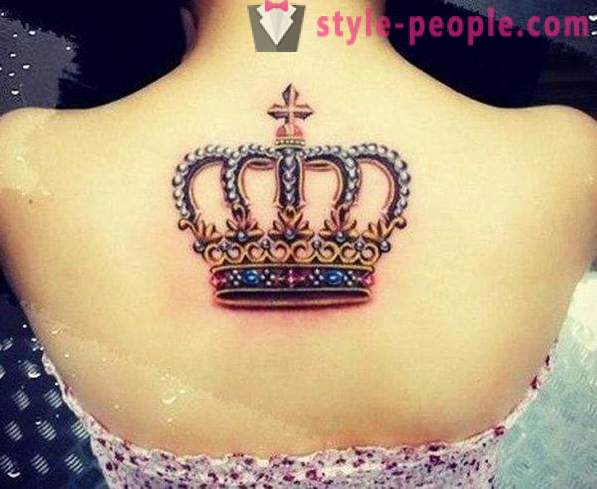 Crown - isang tattoo para sa mga piling tao