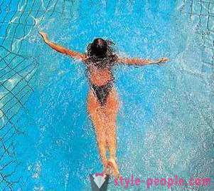 Swimming pool: ang paggamit ng spinal at numero
