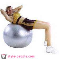 Exercise sa fitball Slimming. Ang pinakamahusay na pagsasanay (fitball) para sa mga nagsisimula